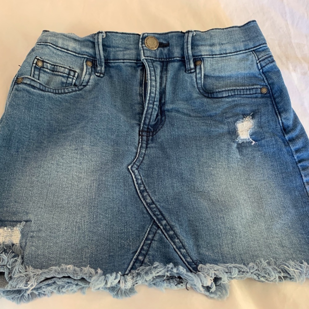 Girl's Mini Jean Skirt